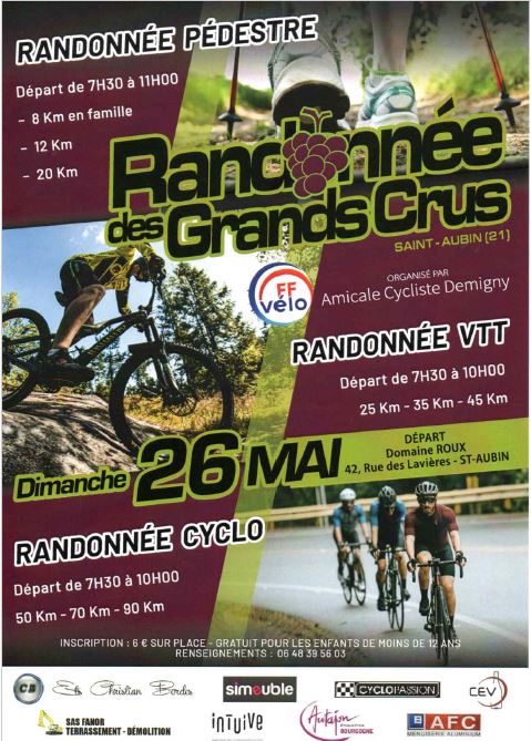 Demigny – 26 mai – Randonnée des Grands Crus