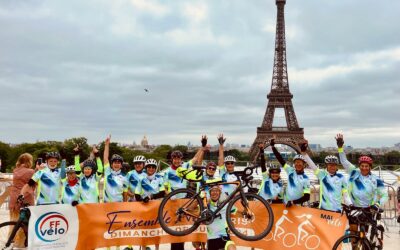 « Ensemble à vélo – Paris 2024 » avec les Piroulettes et les Piroulets.