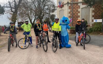 le CODEP 71 a organisé un cyclo-découverte lors du théléton à Chassenard le 22/11/25