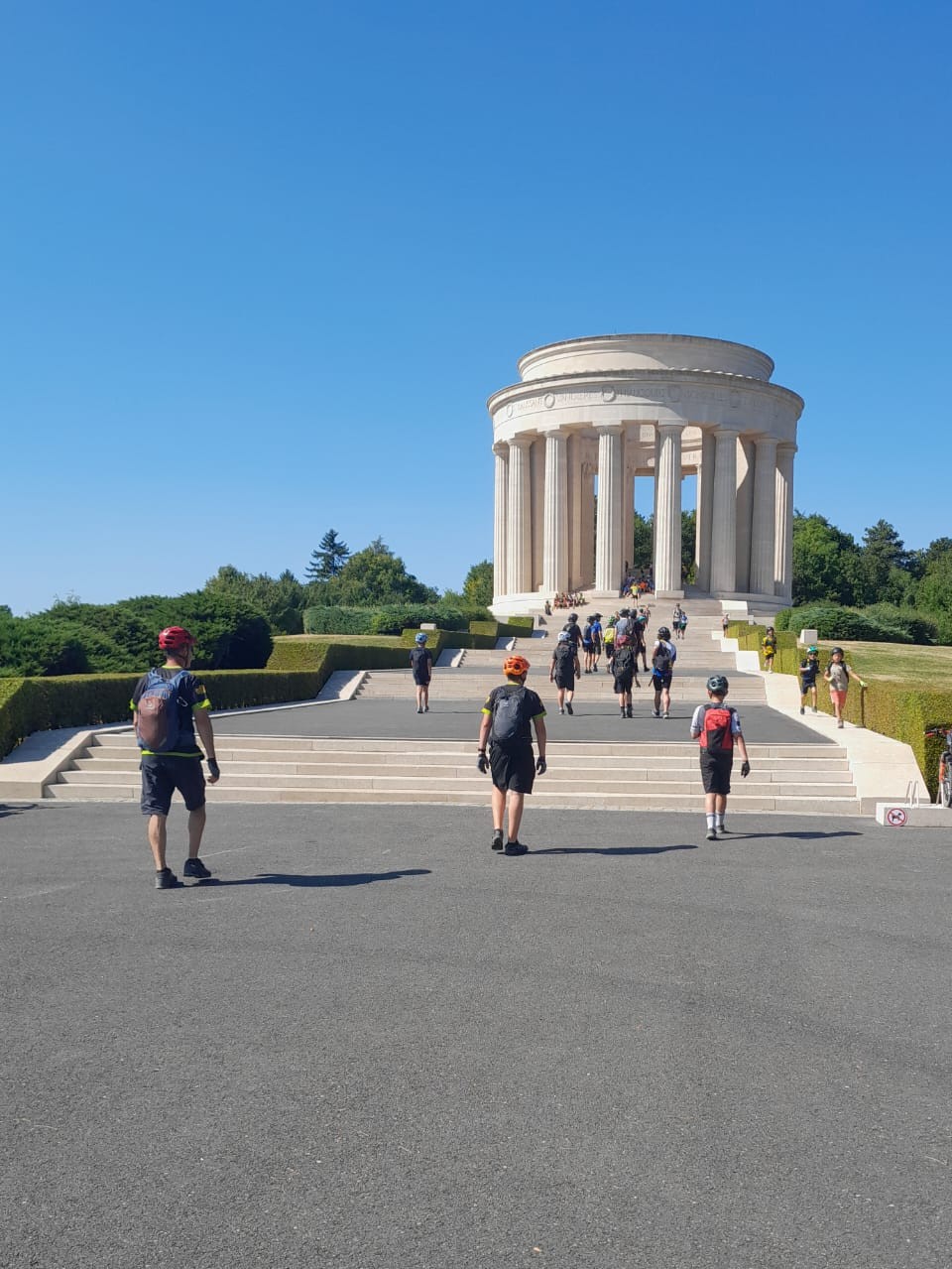 Le mémorial américain de la butte de Montsec, une étape du séjour.